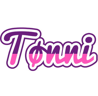 Tønni cheerful logo