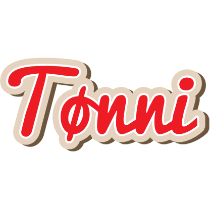 Tønni chocolate logo