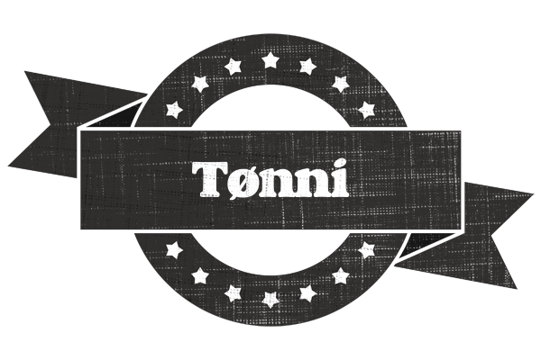 Tønni grunge logo