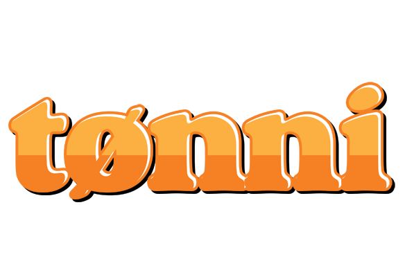 Tønni orange logo