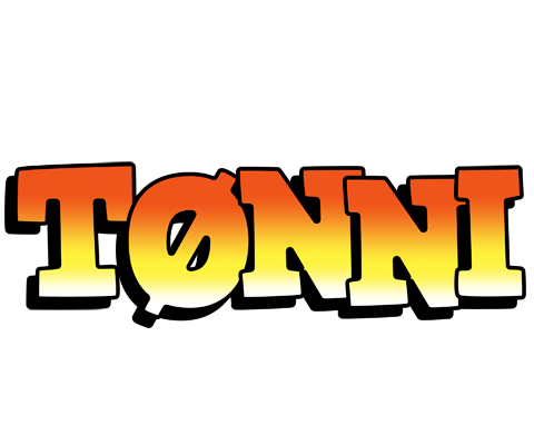 Tønni sunset logo