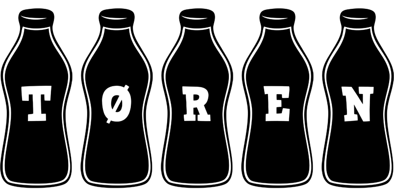 Tøren bottle logo