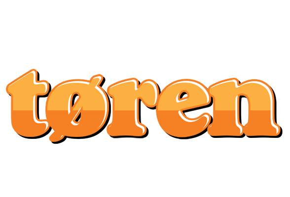 Tøren orange logo