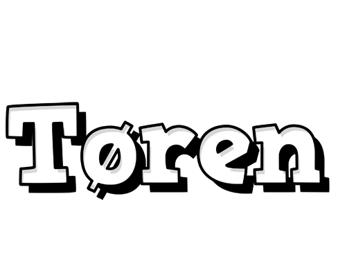 Tøren snowing logo