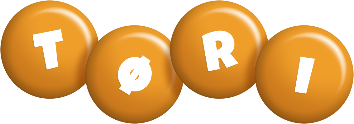Tøri candy-orange logo