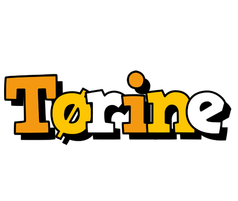 Tørine cartoon logo