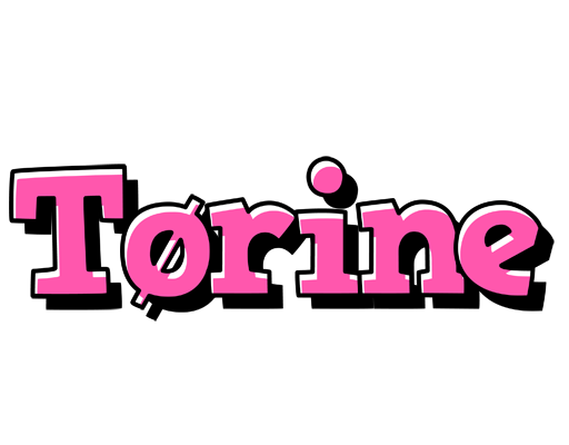 Tørine girlish logo
