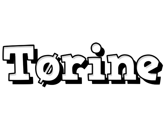 Tørine snowing logo