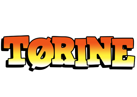 Tørine sunset logo