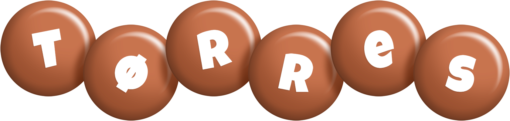 Tørres candy-brown logo