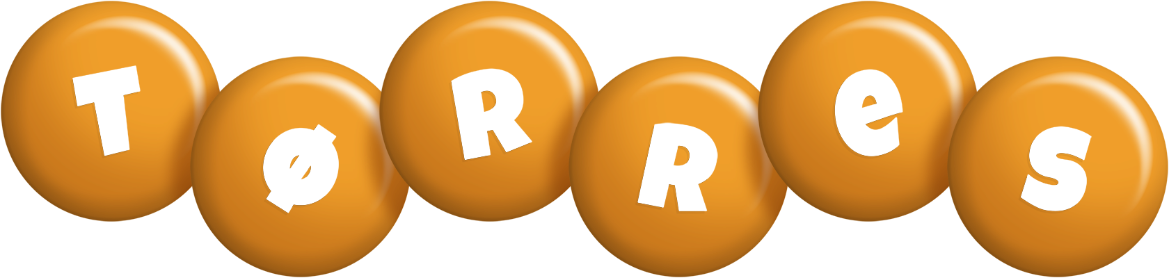 Tørres candy-orange logo
