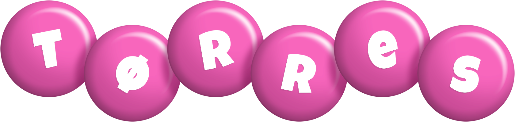 Tørres candy-pink logo