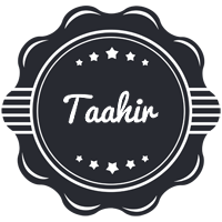 Taahir badge logo