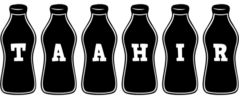 Taahir bottle logo