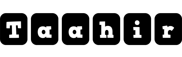 Taahir box logo