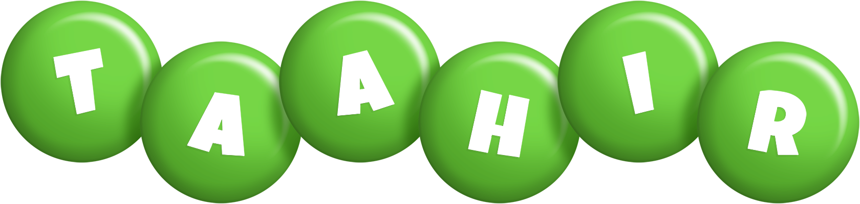 Taahir candy-green logo