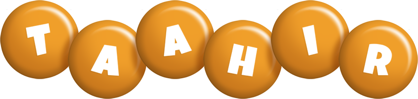 Taahir candy-orange logo