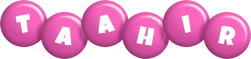 Taahir candy-pink logo