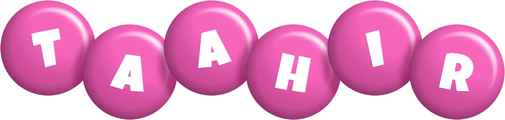 Taahir candy-pink logo