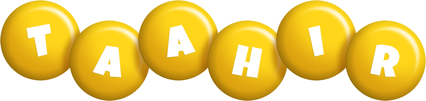 Taahir candy-yellow logo