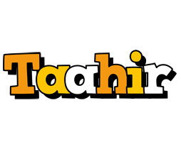 Taahir cartoon logo