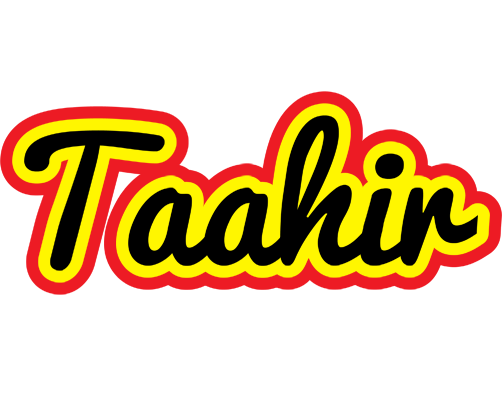 Taahir flaming logo