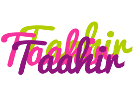 Taahir flowers logo