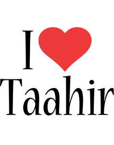 Taahir i-love logo