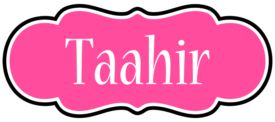 Taahir invitation logo