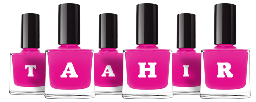 Taahir nails logo