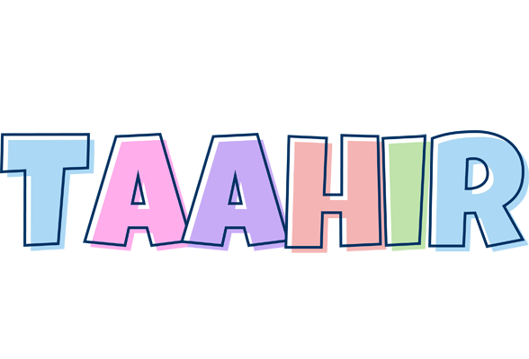 Taahir pastel logo