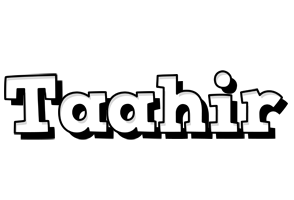 Taahir snowing logo