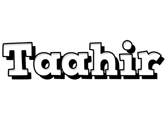 Taahir snowing logo