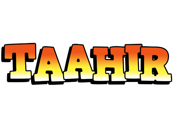 Taahir sunset logo