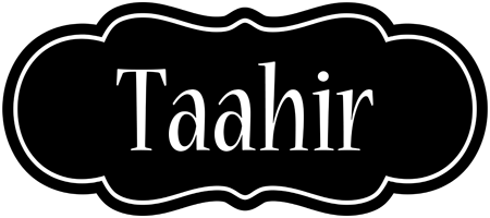 Taahir welcome logo