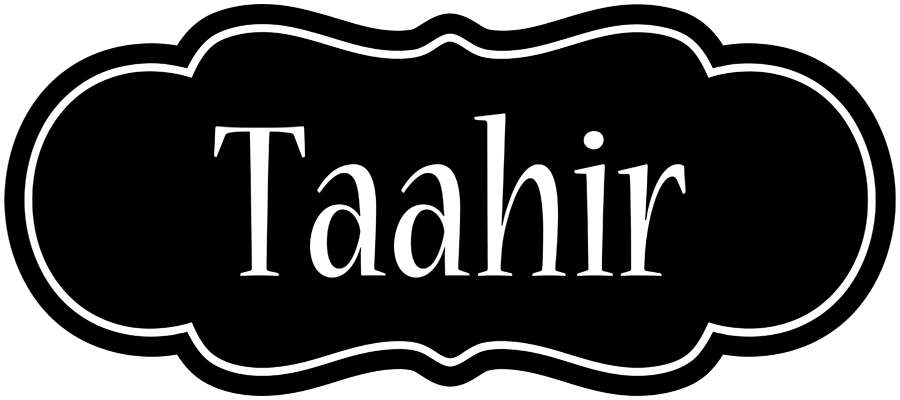 Taahir welcome logo
