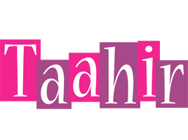 Taahir whine logo