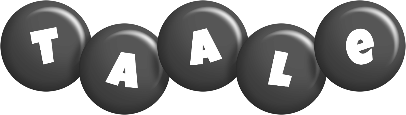 Taale candy-black logo