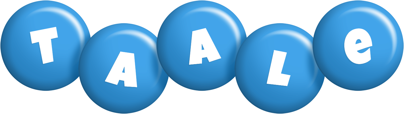 Taale candy-blue logo
