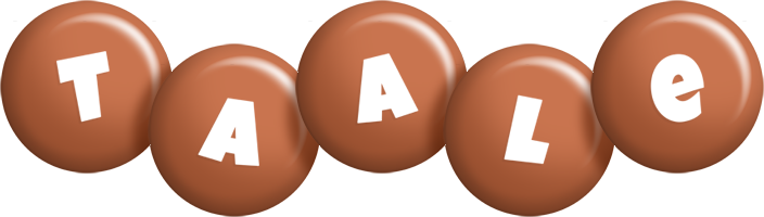 Taale candy-brown logo