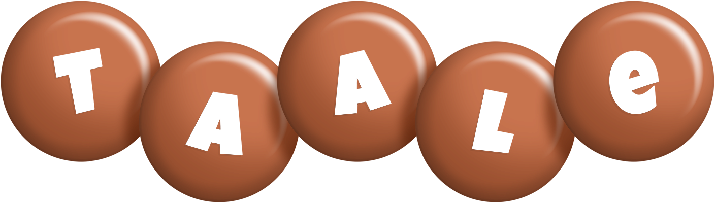 Taale candy-brown logo