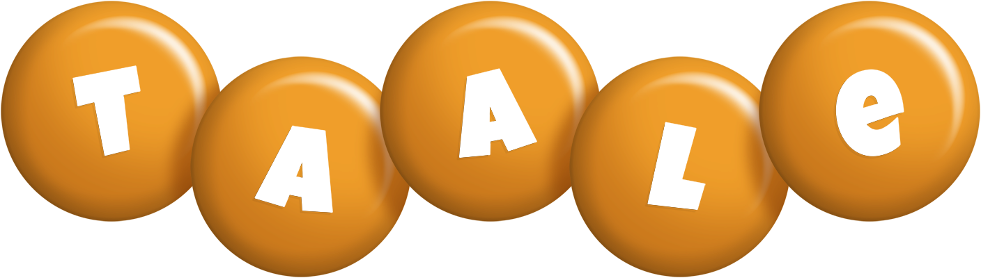 Taale candy-orange logo