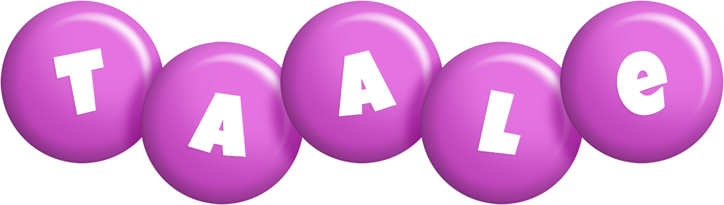 Taale candy-purple logo