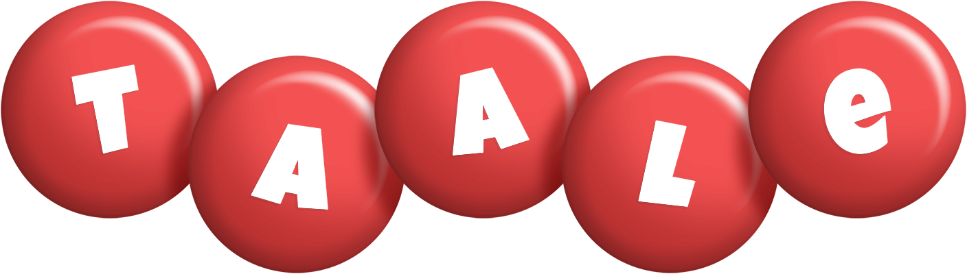 Taale candy-red logo