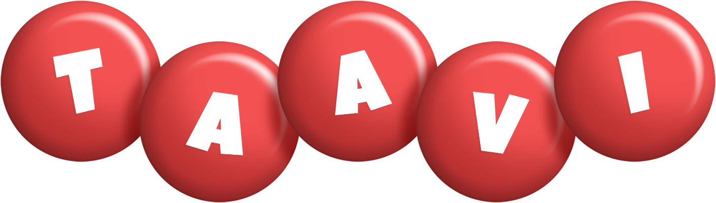 Taavi candy-red logo