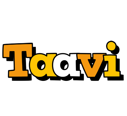 Taavi cartoon logo