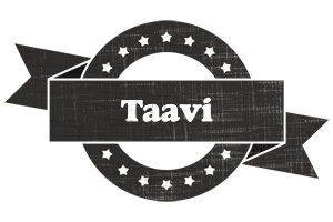 Taavi grunge logo