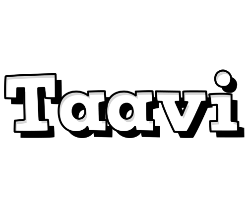 Taavi snowing logo