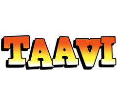 Taavi sunset logo