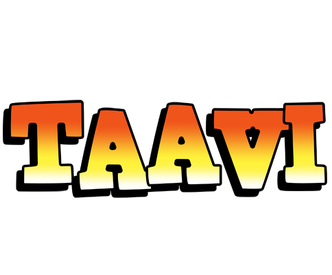 Taavi sunset logo